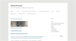 Desktop Screenshot of nichdprotocol.com